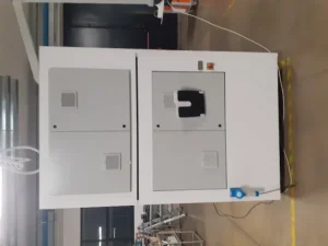 marcatura laser automatizzata di pannelli in acciaio inox per forni industriali